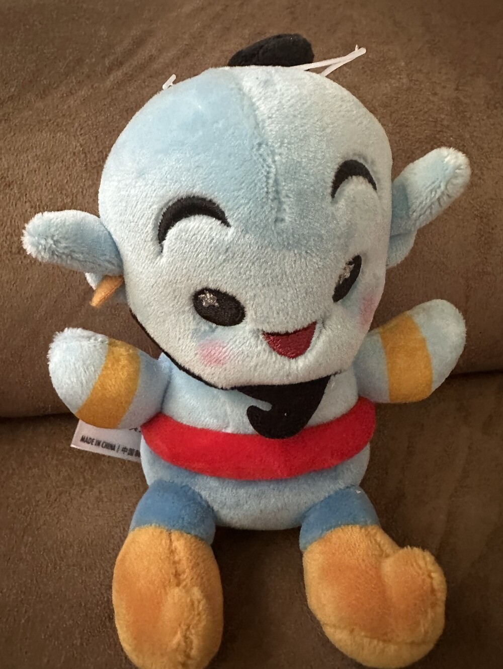 Plush Blue Genie Kids Toy - Soft Stuffed Character